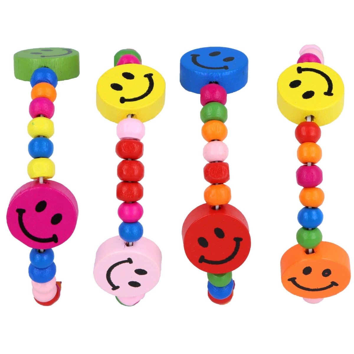 Multicoloured Wooden Bead Bracelet - PoundToys